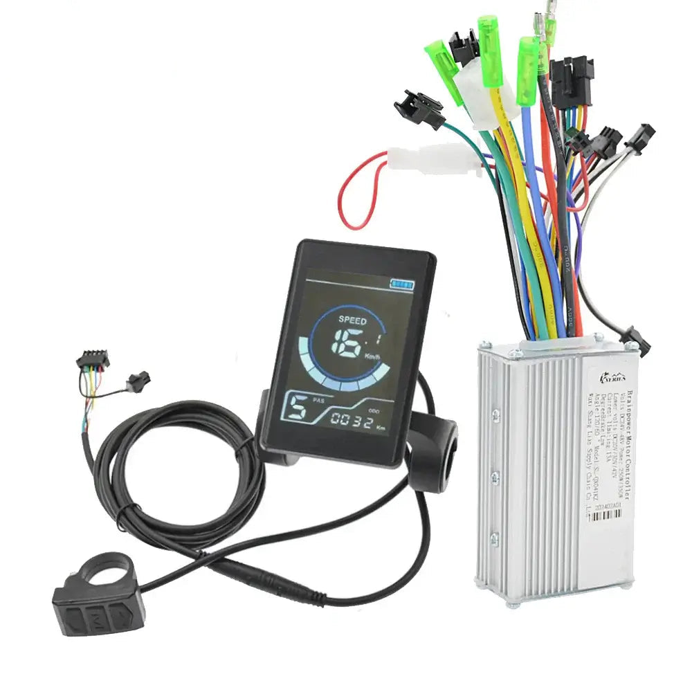 Intelligent 13A Brushless Controller & LCD Display for Electric Bicycles