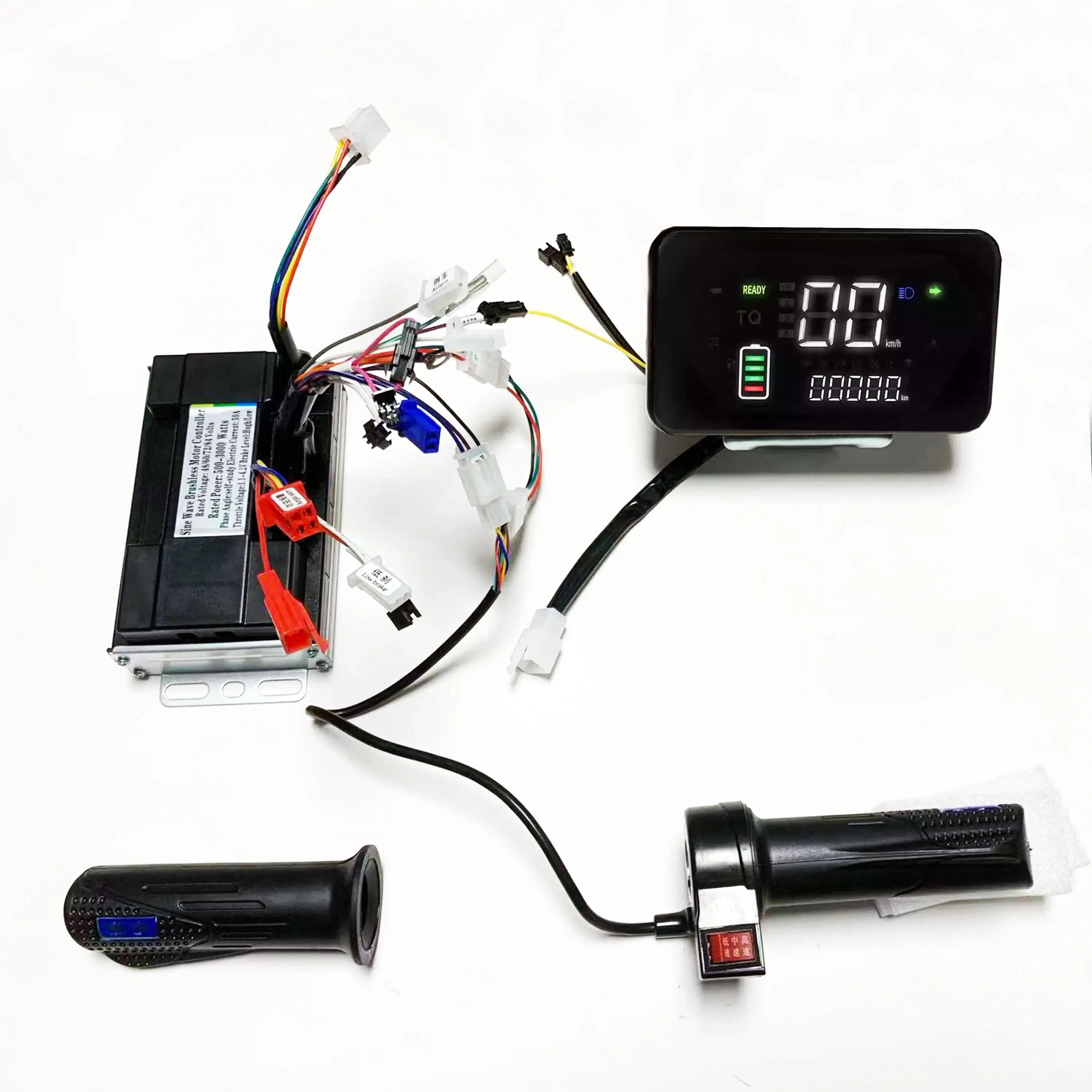 Intelligent LCD Instrument Panel for 3000W EV Conversion