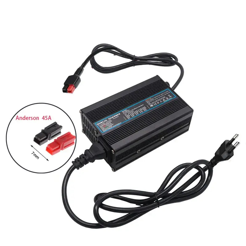 24V 10A Smart Battery Charger for 10Ah-100Ah Lead Acid, AGM & Gel Batteries Electric Wheelchair Fast Charger