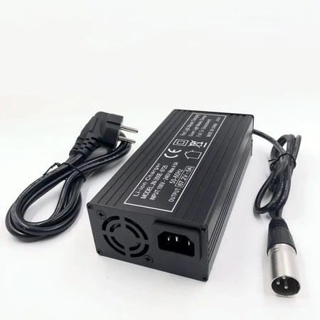 60V Fast Charger 67.2V/5A Fast Charger For 16S 60V lithium Battery Charger XLR Connector Strong Heat Dissipation