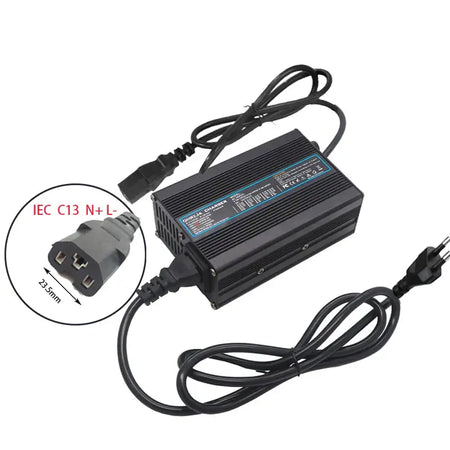 24V 10A Smart Battery Charger for 10Ah-100Ah Lead Acid, AGM & Gel Batteries Electric Wheelchair Fast Charger