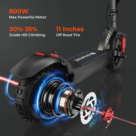 Isinwheel GT2 foldable electric scooter for adults with strong frame design