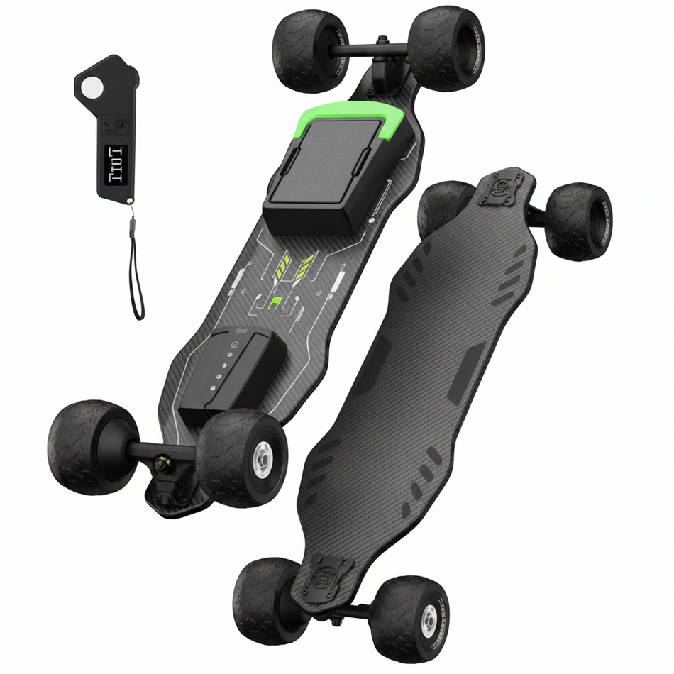 Isinwheel V8 1200W Dual Motor Electric Skateboard for Adults