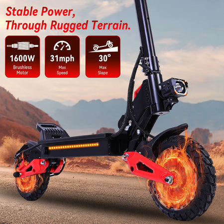 J15 11-Inch Off-Road Tire Electric Scooter for All-Terrain Riding