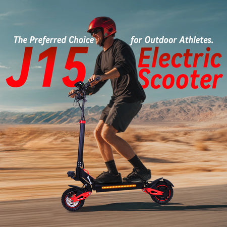 J15 1600W Foldable Electric Scooter for Adults with 31MPH Top Speed