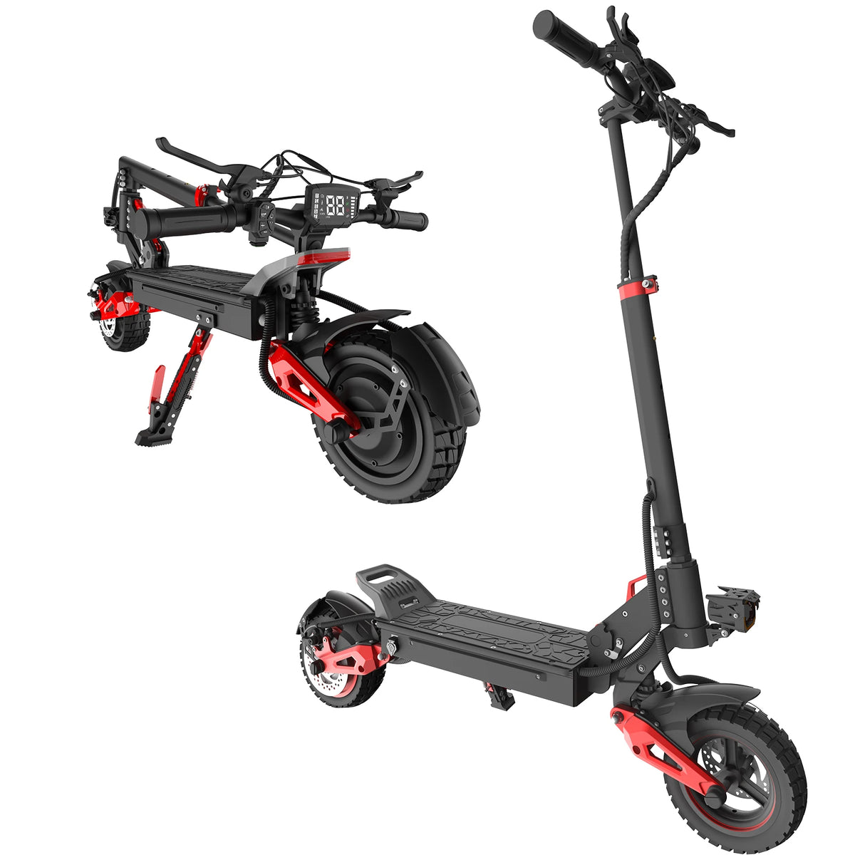 J15 Electric Scooter with 11-Inch Pneumatic Off-Road Tires
