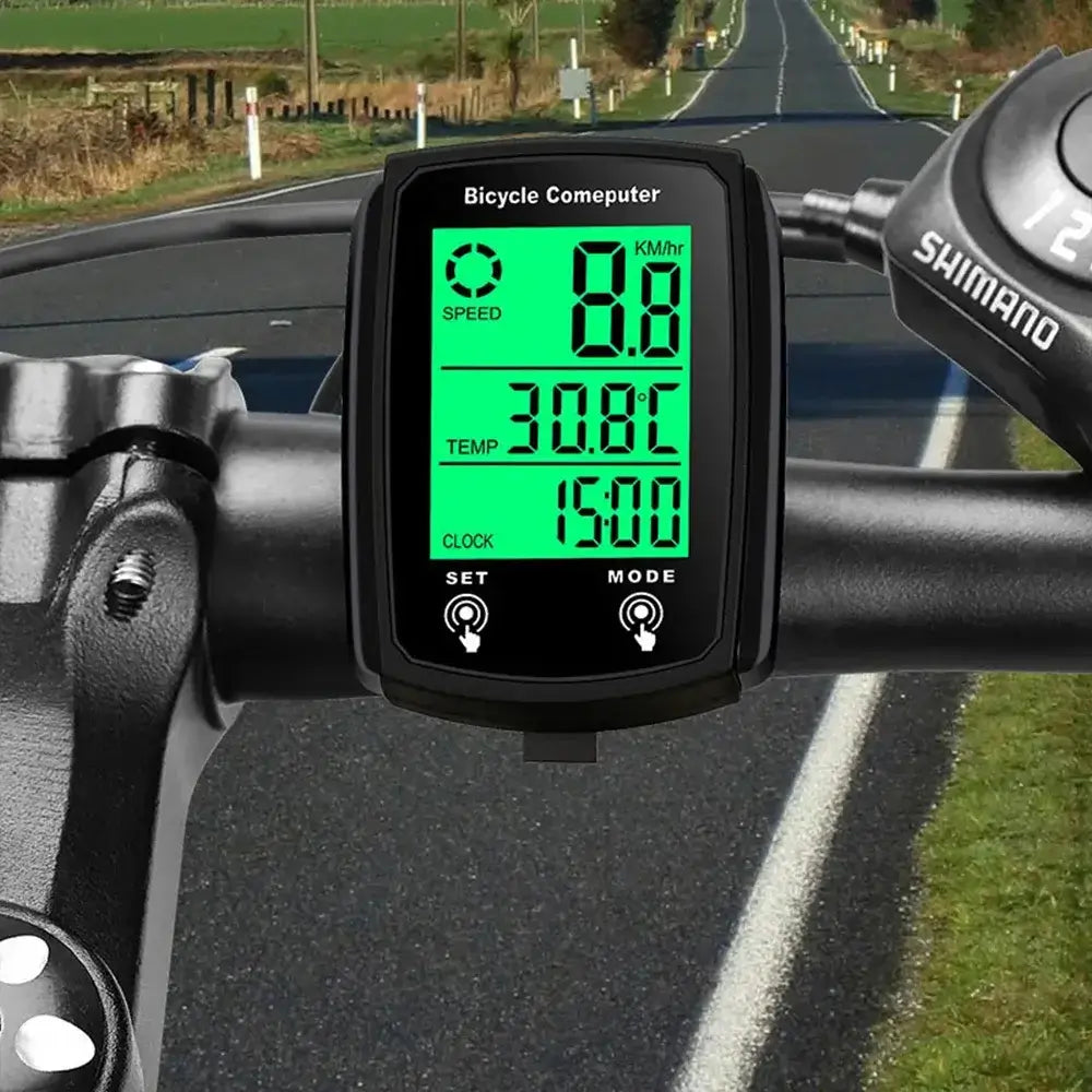 JOYCUNE touch screen odometer showing real-time speed and distance