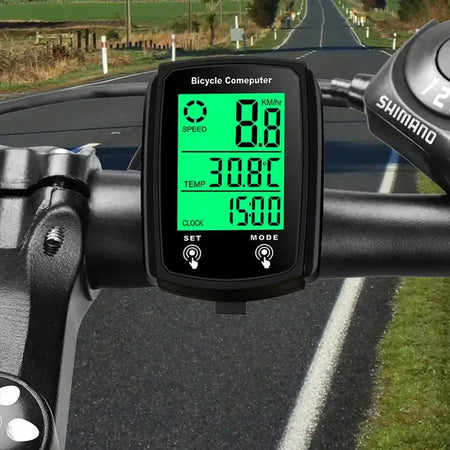JOYCUNE touch screen odometer showing real-time speed and distance