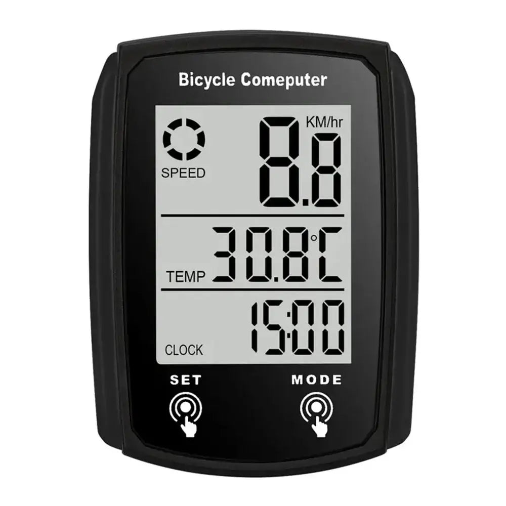 JOYCUNE wired speedometer mounted on bike handlebars with bracket