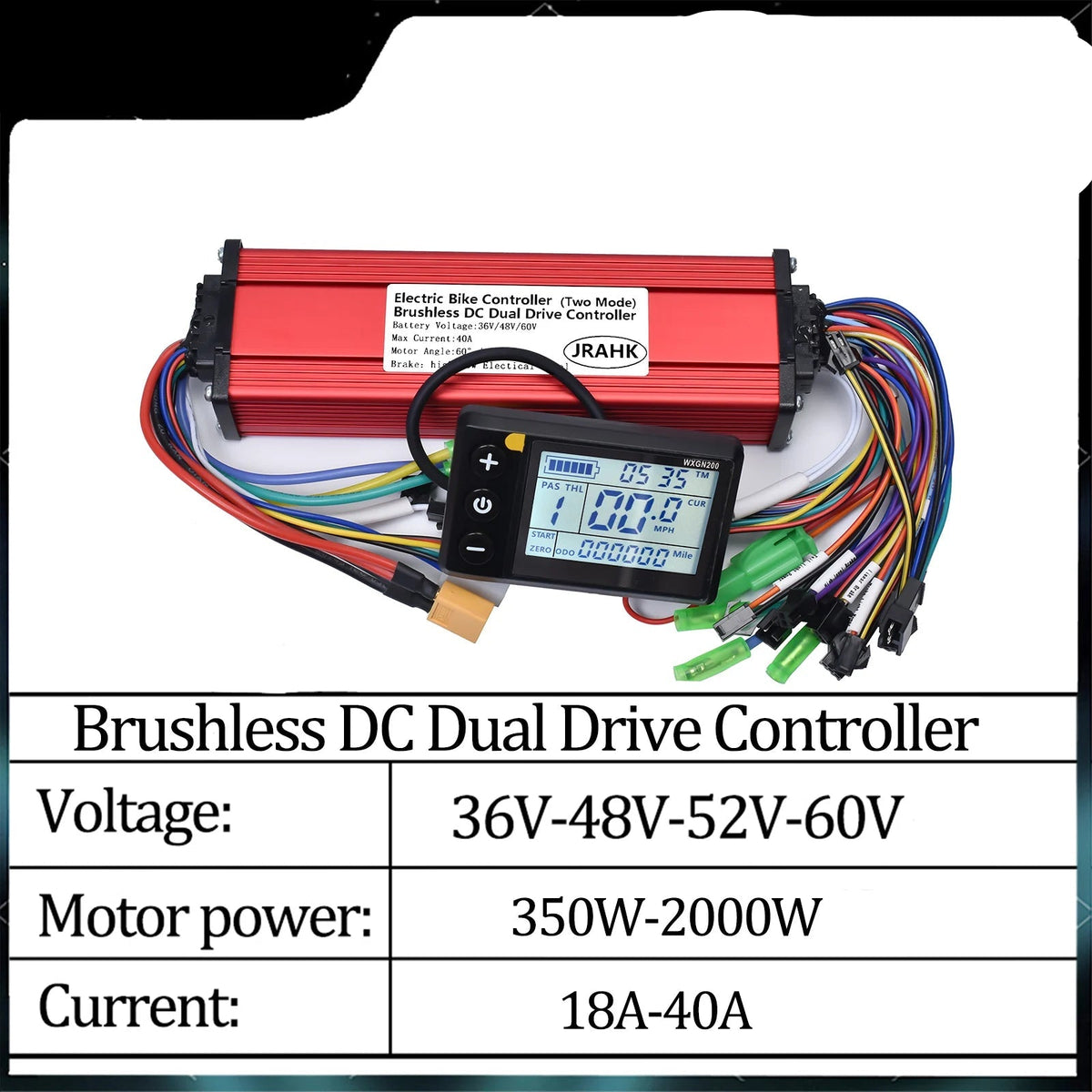 JRAHK 350W-2000W BLDC electric bicycle controller