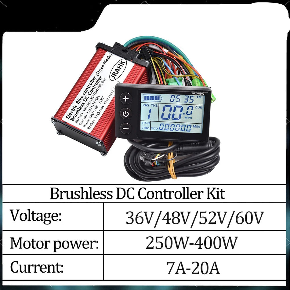 JRAHK S866 BLDC electric bike controller kit 36V 48V 60V