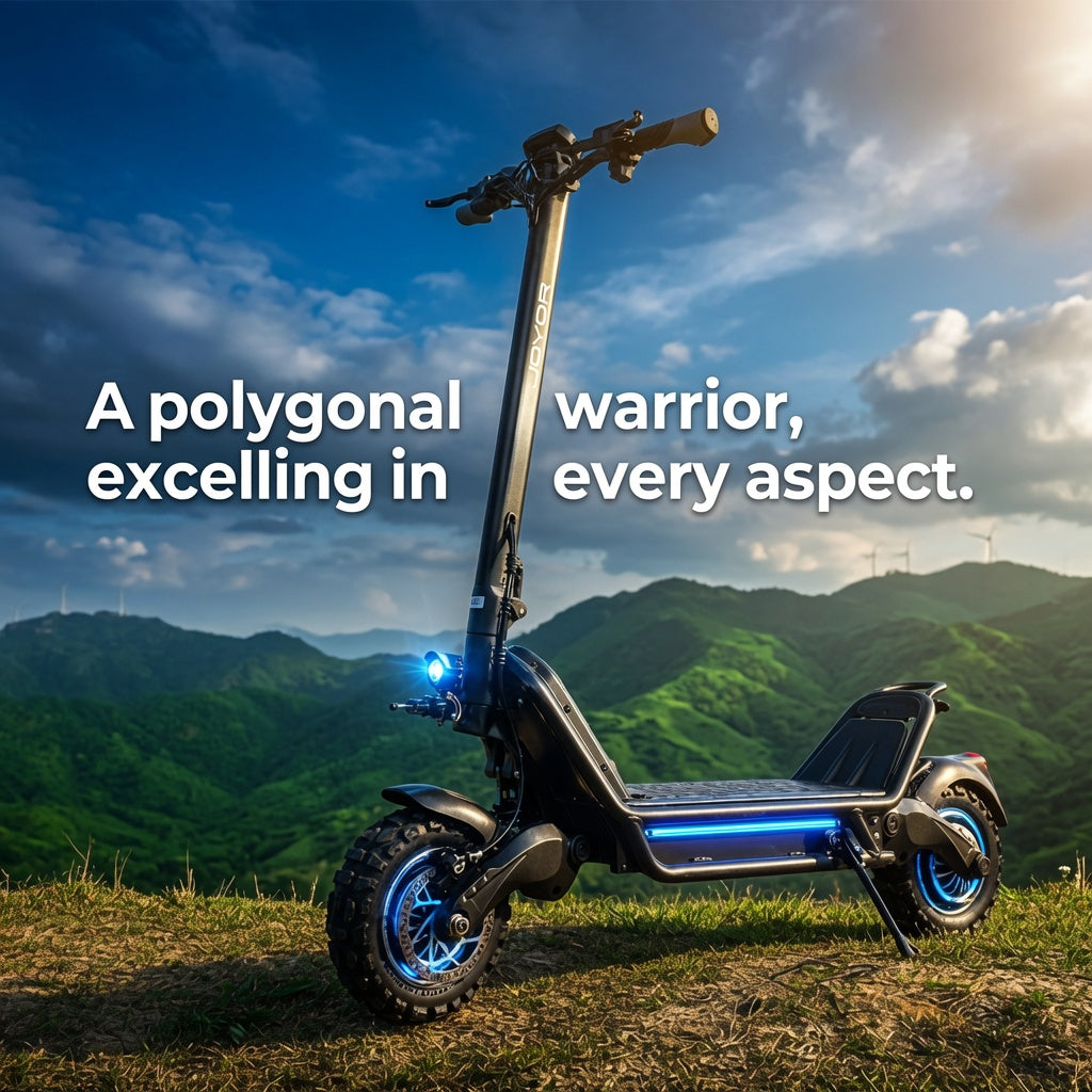 Joyor E6-S Dual Motor Electric Scooter 3200W with 60V 31.5Ah Battery
