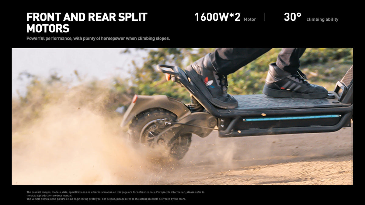 Joyor E6-S Foldable Electric Scooter with 60V 31.5Ah Long Range Battery