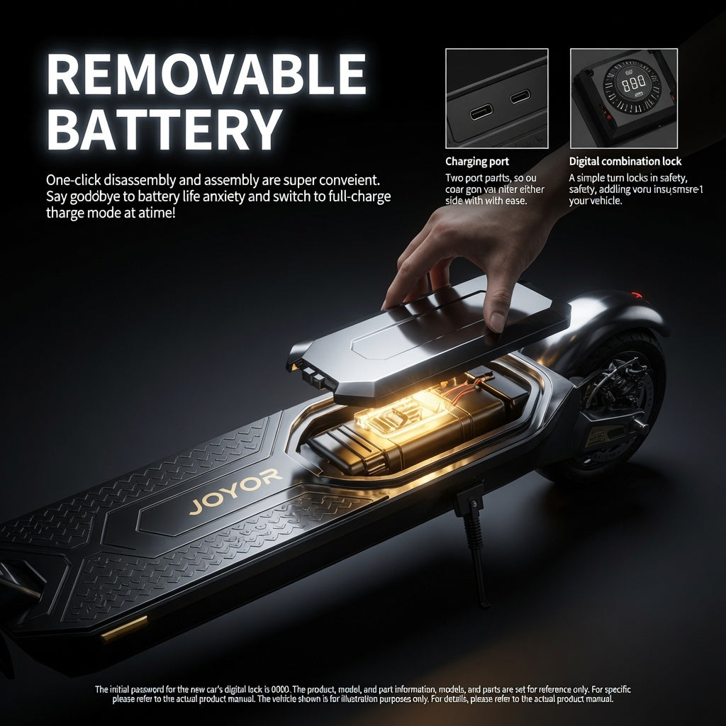 Joyor E6-S Long Distance Electric Scooter for Adults
