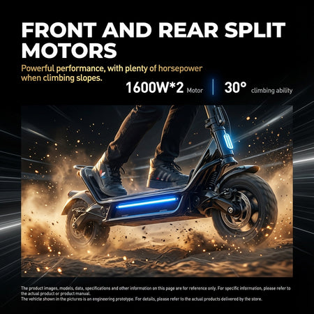 Joyor E6-S Long Range Electric Scooter with 60V Battery Pack