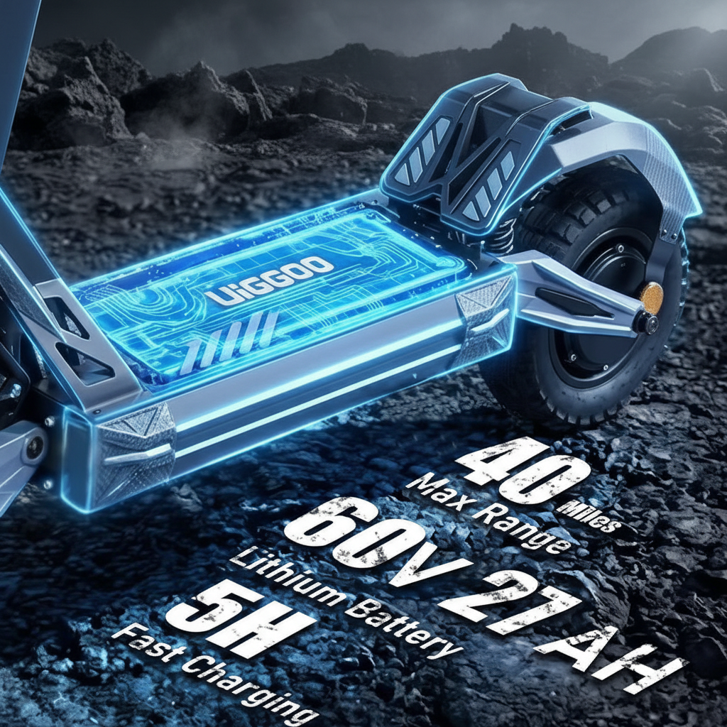 K2MAX Heavy-Duty Electric Scooter for Adventure Riding