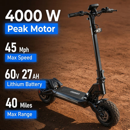 K2MAX Off-Road Scooter with Long Range Performance