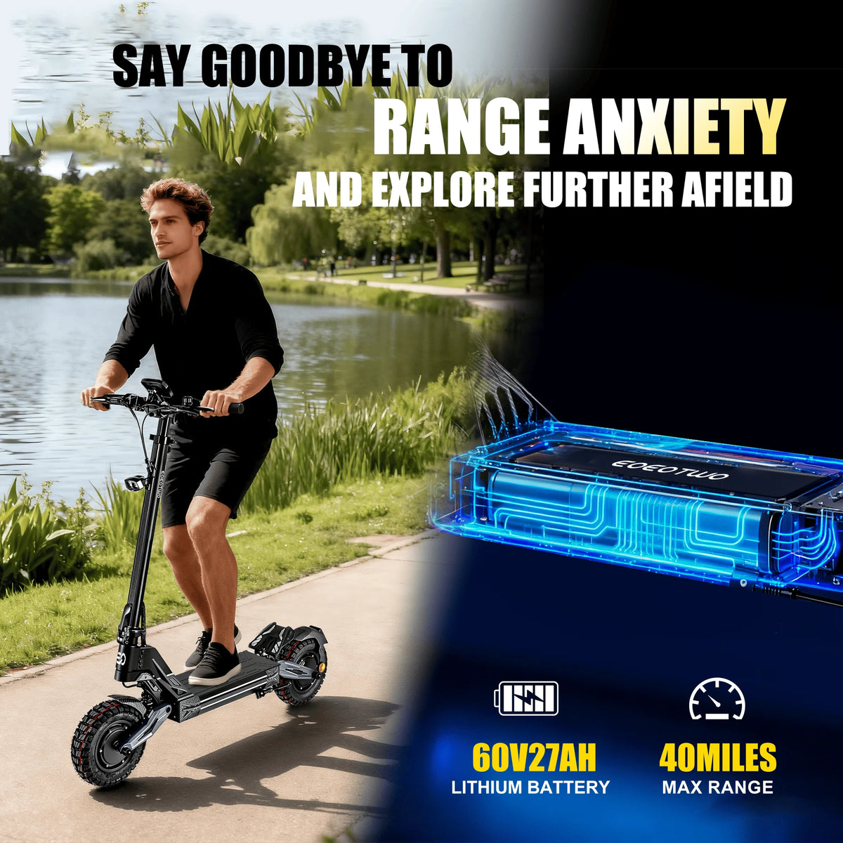 K2MAX off-road electric scooter