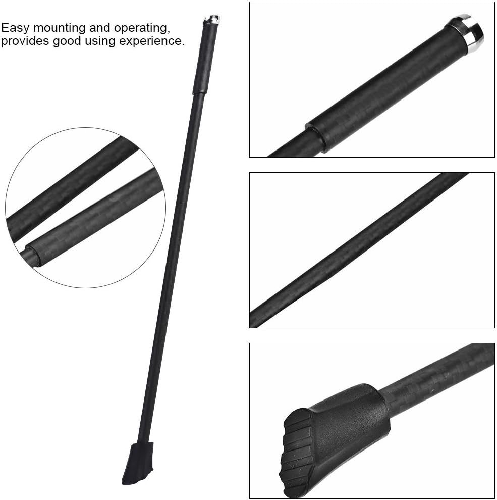   Drfeify Carbon Fiber Kickstand - 25kg Load Capacity Quick Release Stand Rack for 26/27.5inch Mountain & 700C Road Bikes