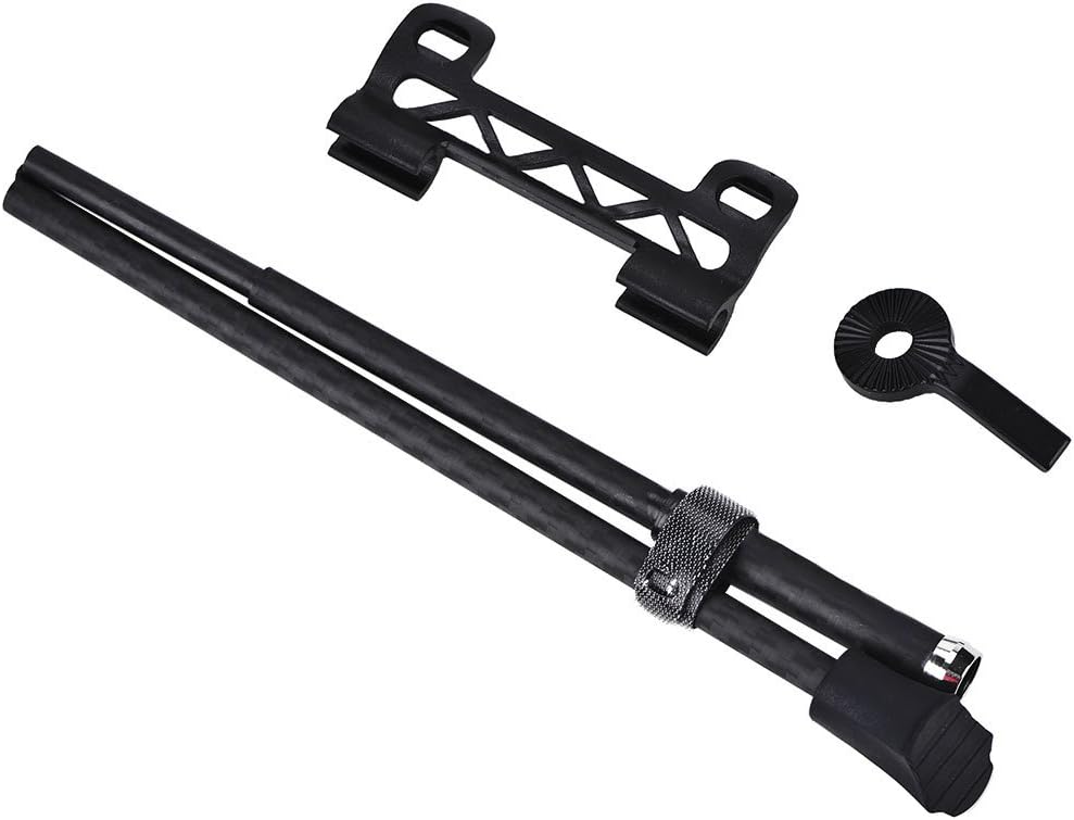   Drfeify Carbon Fiber Kickstand - 25kg Load Capacity Quick Release Stand Rack for 26/27.5inch Mountain & 700C Road Bikes