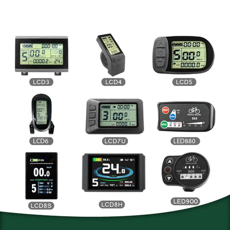KT LCD3 intelligent display showing real-time speed and motor wattage