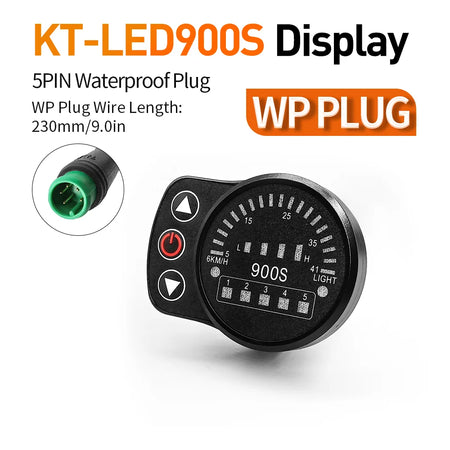 KT LED-900S monitor installed on electric bike