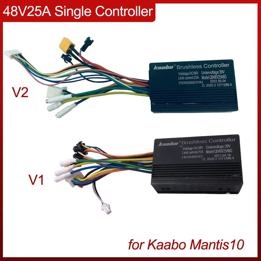Kaabo Mantis 10 60V 25A Sine Wave Controller Mainboard - Front View
