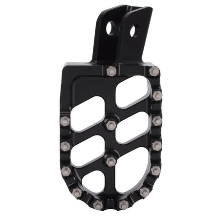 Kawasaki KX250F dirt bike foot pegs wide platform aluminum design