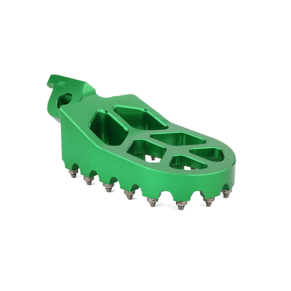 Kawasaki dirt bike foot pegs CNC 6061 T6 aluminum alloy construction