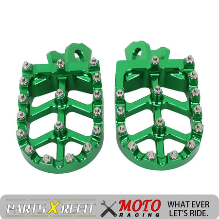Kawasaki dirt bike replacement foot pegs premium aluminum