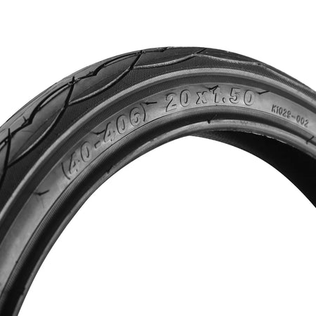 Kenda folding bicycle tire 20x1.5 with 75–100 PSI rating
