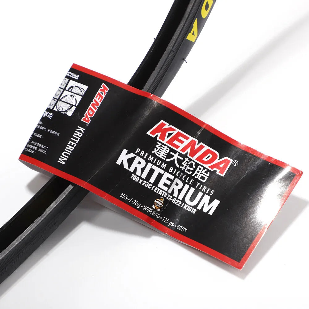 Kenda folding clincher bicycle tire side view