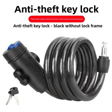 Keyless Bicycle Lock for Mountain Bikes