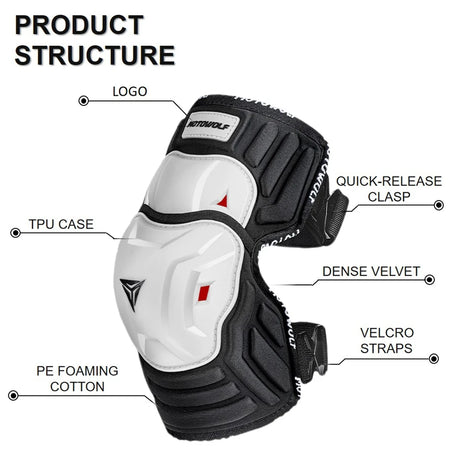   Summer Motorcycle Knee Pads - CE Approved Joint Protection