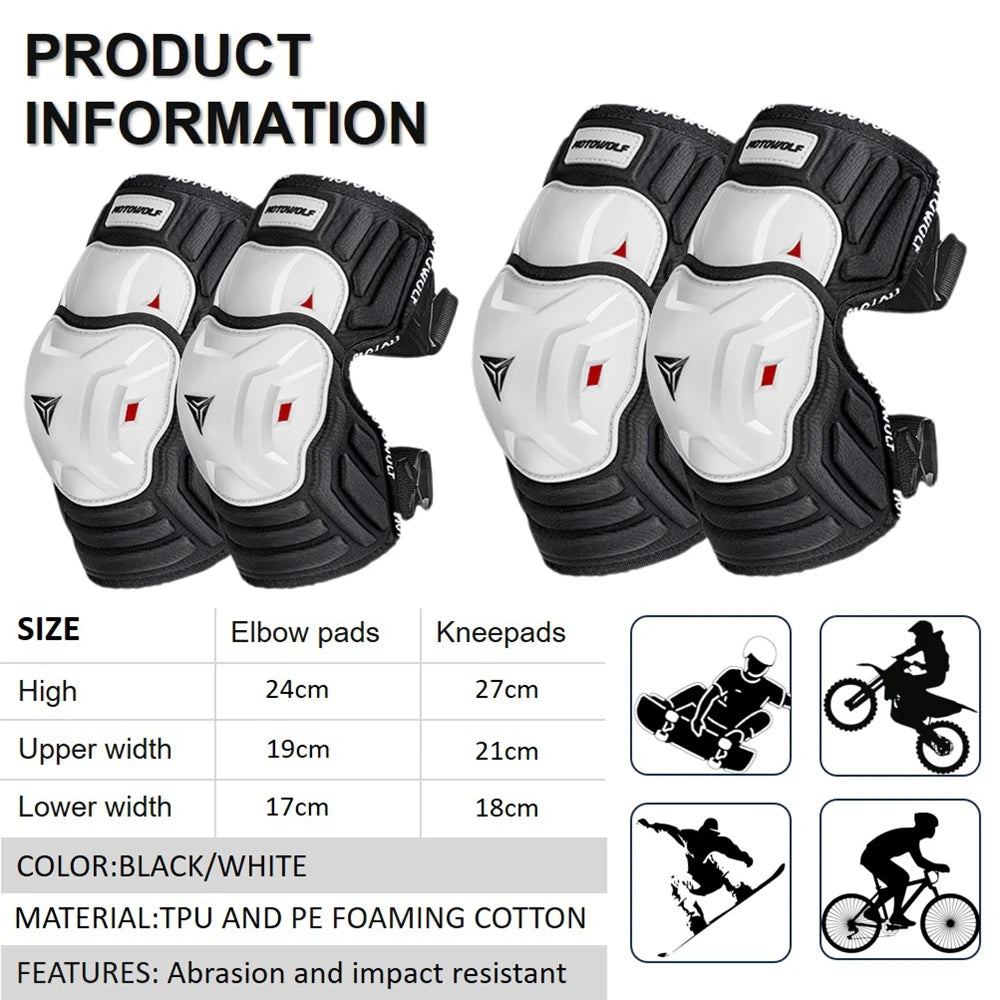   Summer Motorcycle Knee Pads - CE Approved Joint Protection
