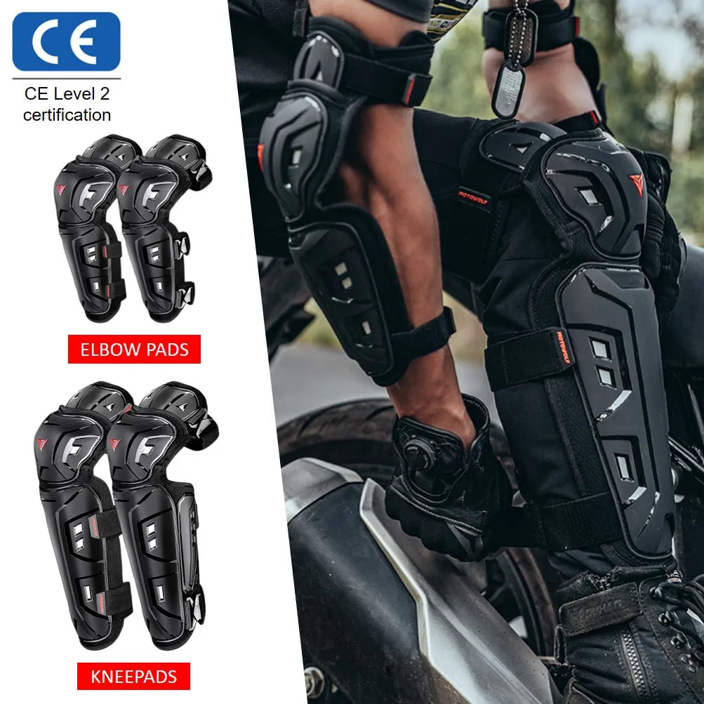   Summer Motorcycle Knee Pads - CE Approved Joint Protection