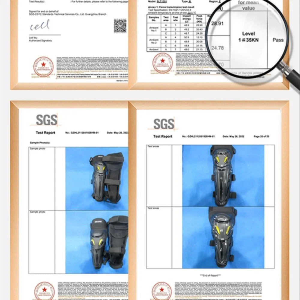   Motorcycle Knee Pads - Protective Gear for Outdoor Sports