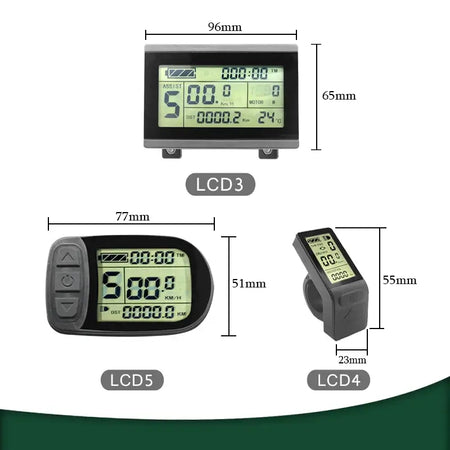 LED880 simple e-bike indicator showing battery level and PAS mode
