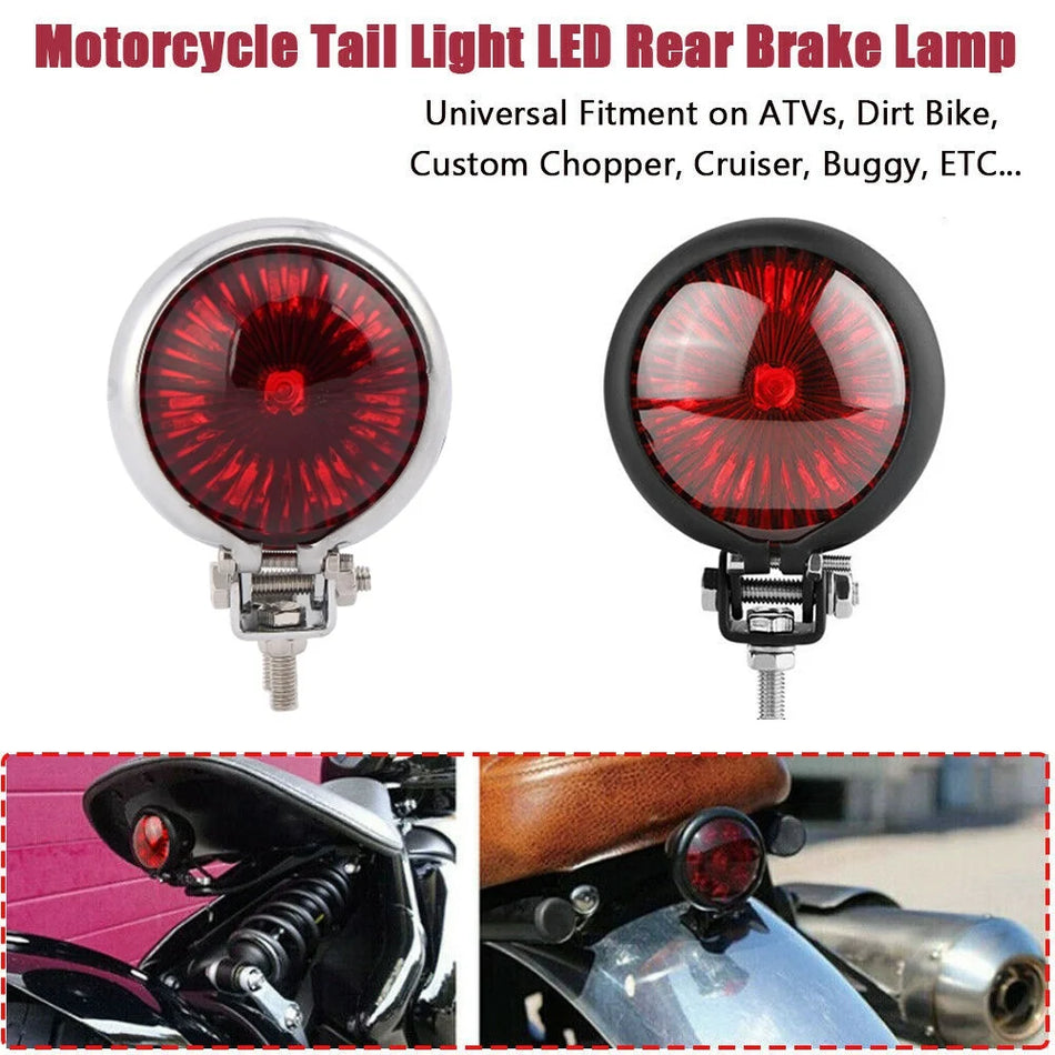 LED tail light for bobber chopper cafe racer