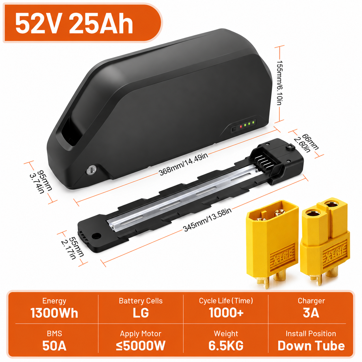 LG5000 E-Bike Battery Pack