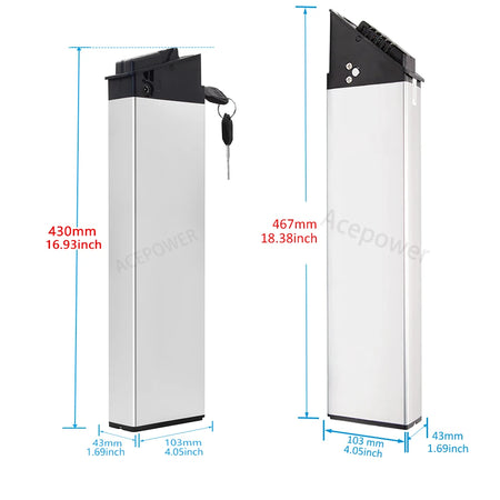 Lectric XP 2.0 Li-ion Battery 10.4Ah Long Range Power Pack