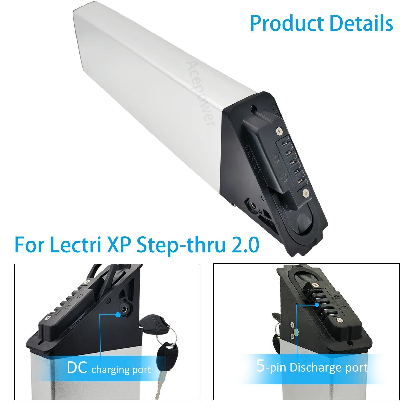 Lectric XP E-Bike Battery Pack with Integrated BMS Protection