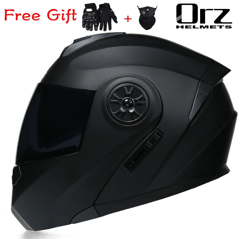 Lift up front bike helmet