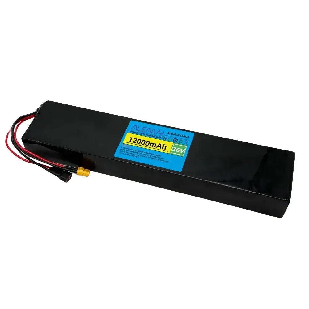 High Capacity 36V 12Ah Lithium Battery - 10S4P Long Range Replacement for 500W 700W Motors