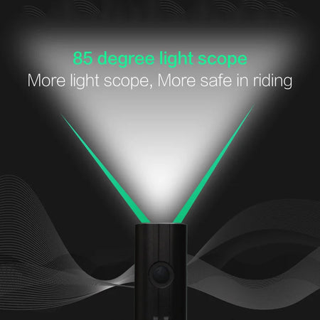 Lightweight 109g bicycle LED headlamp