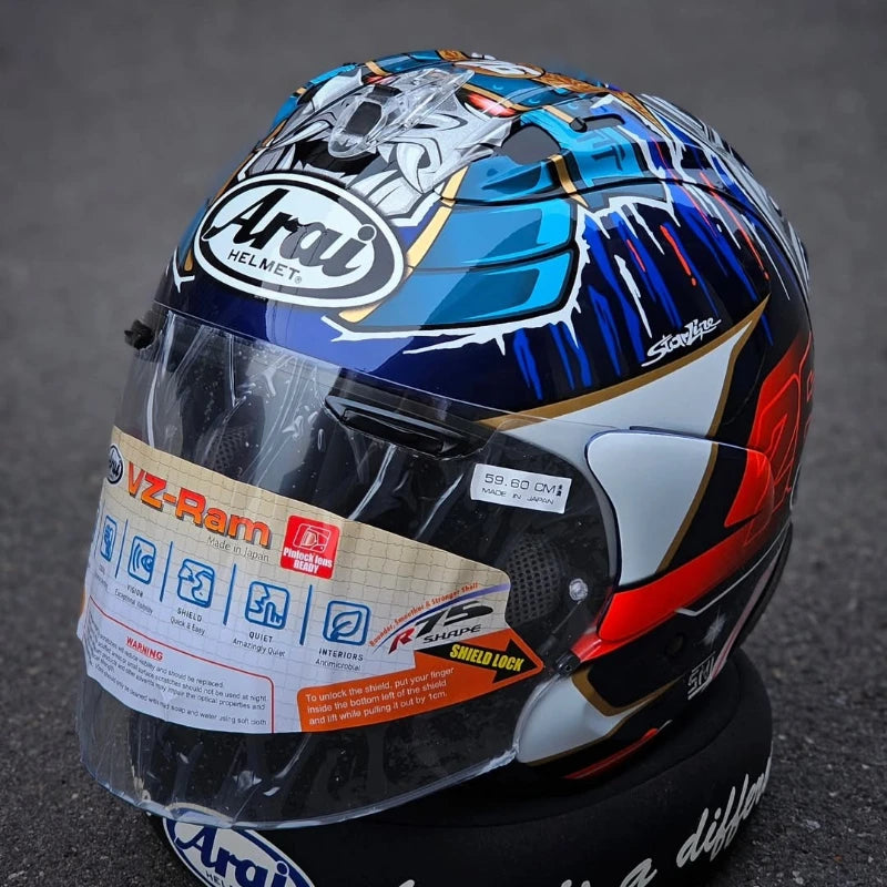 Lightweight ABS racing helmet