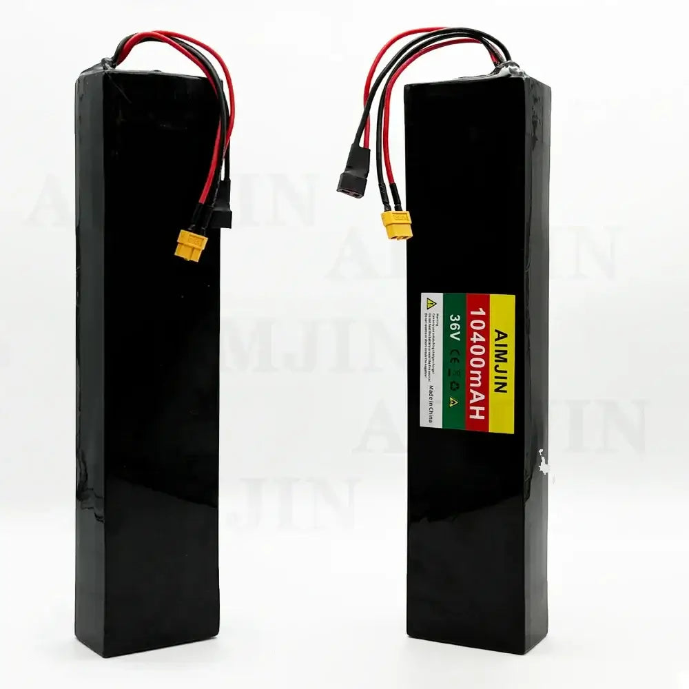 High Capacity 36V 10.4Ah (10400mAh) 10S4P Lithium-Ion Battery Pack for 750W-1000W Electric Scooters – Built-in BMS Protection.