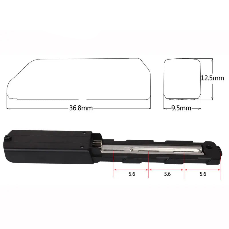 Lightweight Chamrider e-bike battery case for 21700 cells