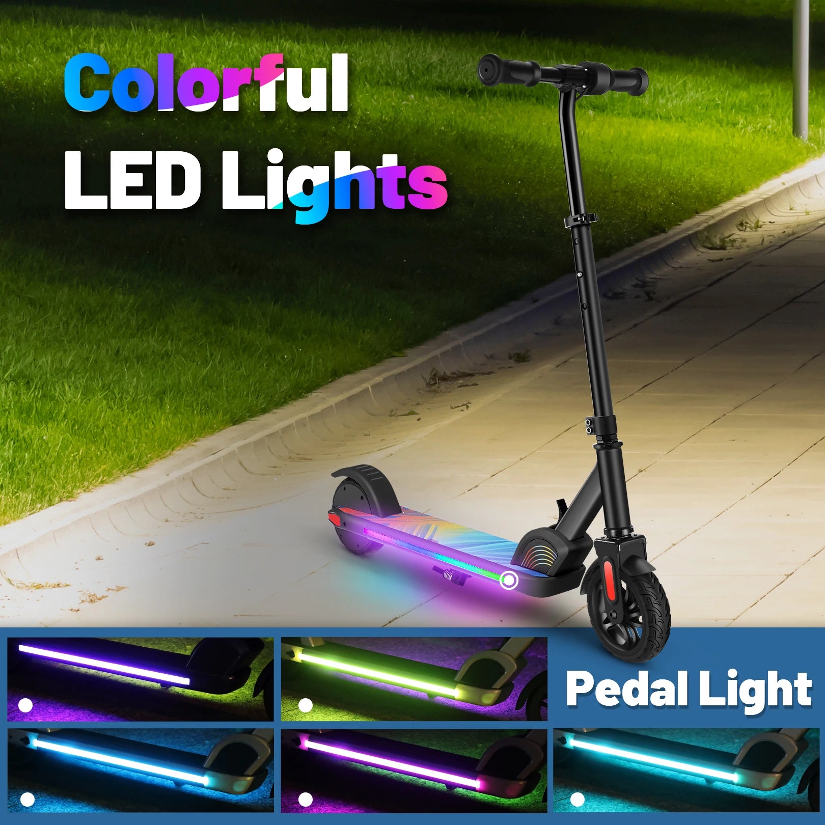 Lightweight Foldable Electric Scooter for Children with 24V Battery