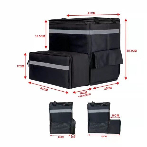 Lightweight Thermal Delivery Bag with Shoulder Straps